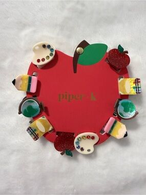 Piper K Mini Hair Clip Set - Back to School